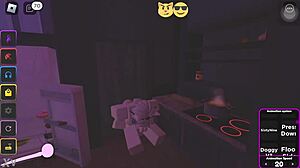 Hot girl bent over in doggystyle sex, getting rough and cumming hard.