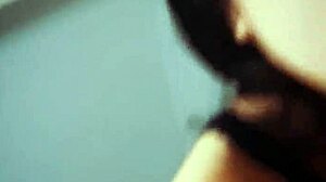 Stepsister rides cock cowgirl style expertly.