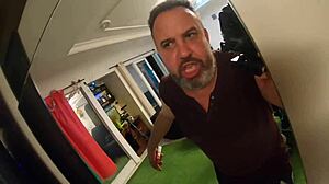 Paying for blowjob while getting tattoo from Mirella Montana 😏