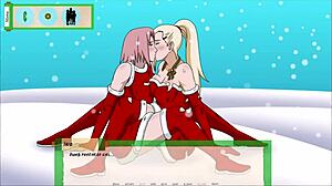 in jikage rising arc 2 episode 9, fucking samui's huge boobs