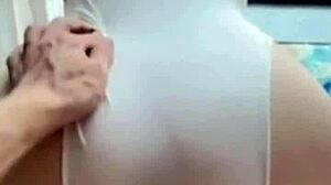 hey, this athlete and senior practice intimate relations, her ass is so big!