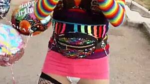 Tandooridick69 In Crossdressing With Thong Upskirt