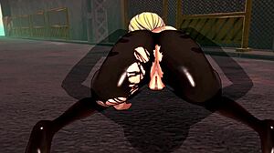 Dakota Skye, blonde teen, bangs hard for a ride in wild outdoor action!