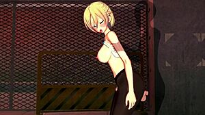 Dakota Skye, blonde teen, bangs hard for a ride in wild outdoor action!