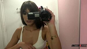 AMATEURBOXXX - DANA MASTURBATES IN PUBLIC DRESSING ROOM