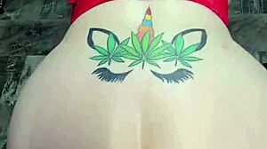 Anastasia Rain Amateur FUCKING Pussy HARD with Tattoo Showing!