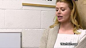 officer billy grabs milf's huge tits at work