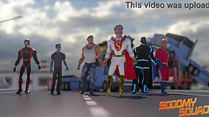 Gay heroes suck and fuck 😈