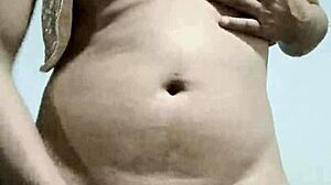 Wow, That Rich Transvestite Is Masturbating So Provocatively!