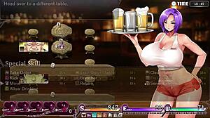 Karryn navigates prison level 2 in hentai anime, facing challenges