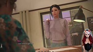 dreamland - ep 13 fishnet and corset - the best costume for a porn game