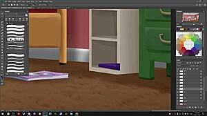 picarto stream with darkcookie playing summertime saga