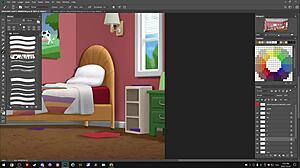 picarto stream with darkcookie playing summertime saga