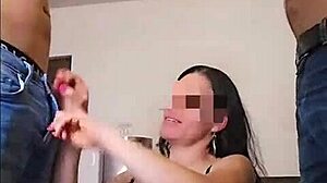 I asked Isa to cuckold me, she agreed but wanted a thicker cock. Got her a mega one!