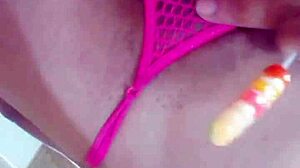 Sweet Candy With Shaved Pussy