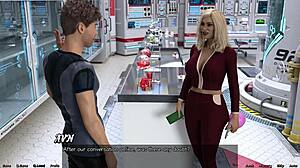 Stranded in space, checking out that cute robot girl 😍