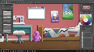 picarto stream with darkcookie playing summertime saga