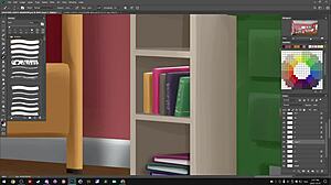 picarto stream with darkcookie playing summertime saga