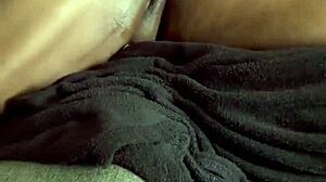 Enjoyable Relaxation Session On The Oiled Sofa With Personal Touch