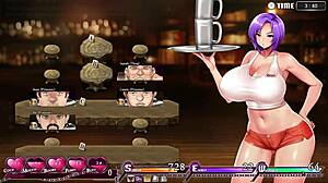 Karryn navigates prison level 2 in hentai anime, facing challenges