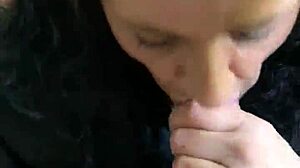 I get my cock sucked hard by milf