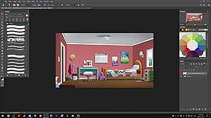 picarto stream with darkcookie playing summertime saga