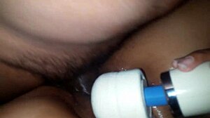 wife uses vibrator intensely