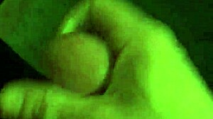 Detailed scene of a gay man masturbating to orgasm and cumming hard