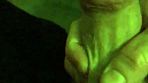 Detailed scene of a gay man masturbating to orgasm and cumming hard