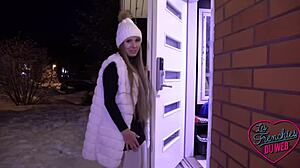 Kinuski the naughty brunette overflows with libido