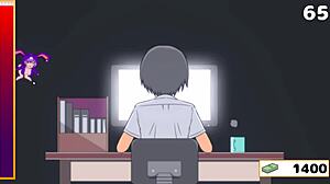 she was really horny in this game with megu ep 5