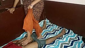 फुट फेटिस और फेस सिटिंग के बाद सौतेली माँ की चुदाई. Big Ass Licking and Creampie Finish.