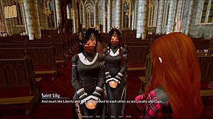 Playing harem hotel game