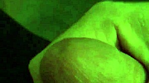 Detailed scene of a gay man masturbating to orgasm and cumming hard