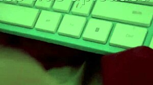 Sneaking an orgasm next to stepsister.