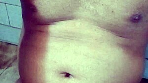 indian gay bottom takes own golden shower