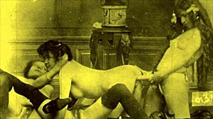 Vintage Lesbians Kissing Hairy Pussies