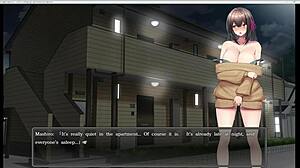 Oye, mira este juego de exposición nocturna con juguetes hentai al aire libre 😏