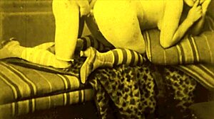 Vintage Lesbians Kissing Hairy Pussies