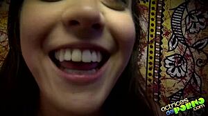 Carolina takes on a huge cock