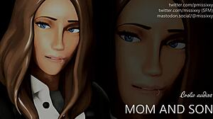 Step Mom Jerks Off Son in Fantasy