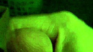 Detailed scene of a gay man masturbating to orgasm and cumming hard