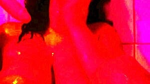 gaia monroe bathes alone in shower