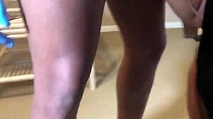 slim thick ebony gets nasty with bbc, needs gloves for that monster cock