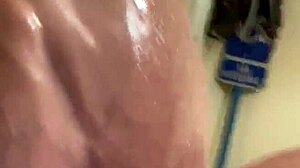 Bent over oiled body in doggystyle fucking intrigue