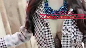 Sexy Chinese Shemale Xingzifei Shakes Penis Outdoors