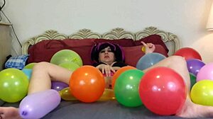 i pop balloons while masturbating