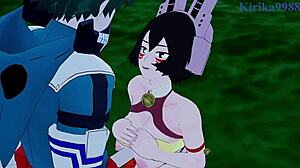 Shino Sosaki and Mei Hatsume in My Hero Academia