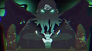 Wow, she got fucked by Kathulu on Halloween with Ella Finale