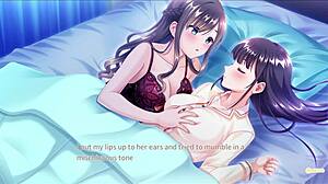 girls share a secret kiss in the shower for ep3.